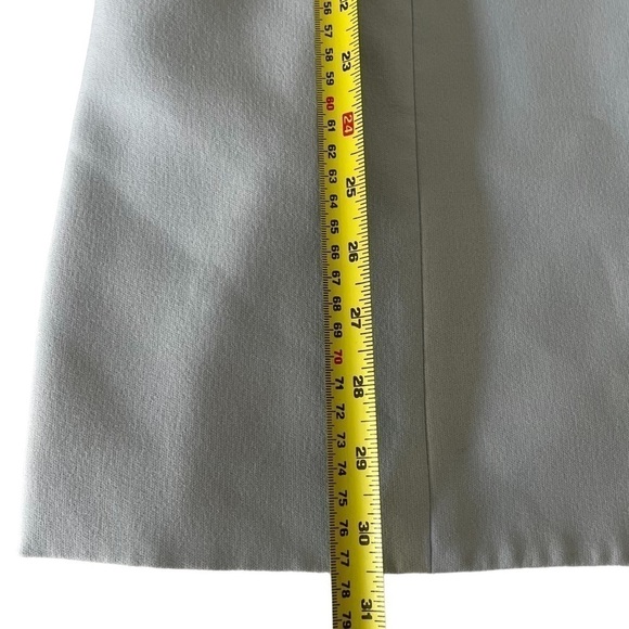 Black Label by Evan Picone Women's 8 Light Blue Blazer Open Front Long Jacket - Picture 5 of 10